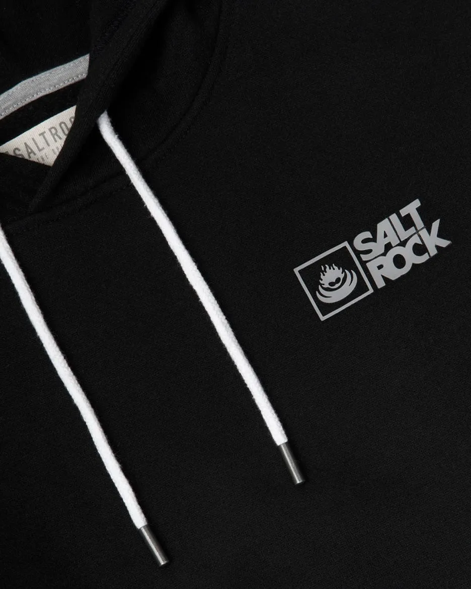 Comfort Flex Fit Reversible design Saltrock Original - Mens Pop Hoodie - Black