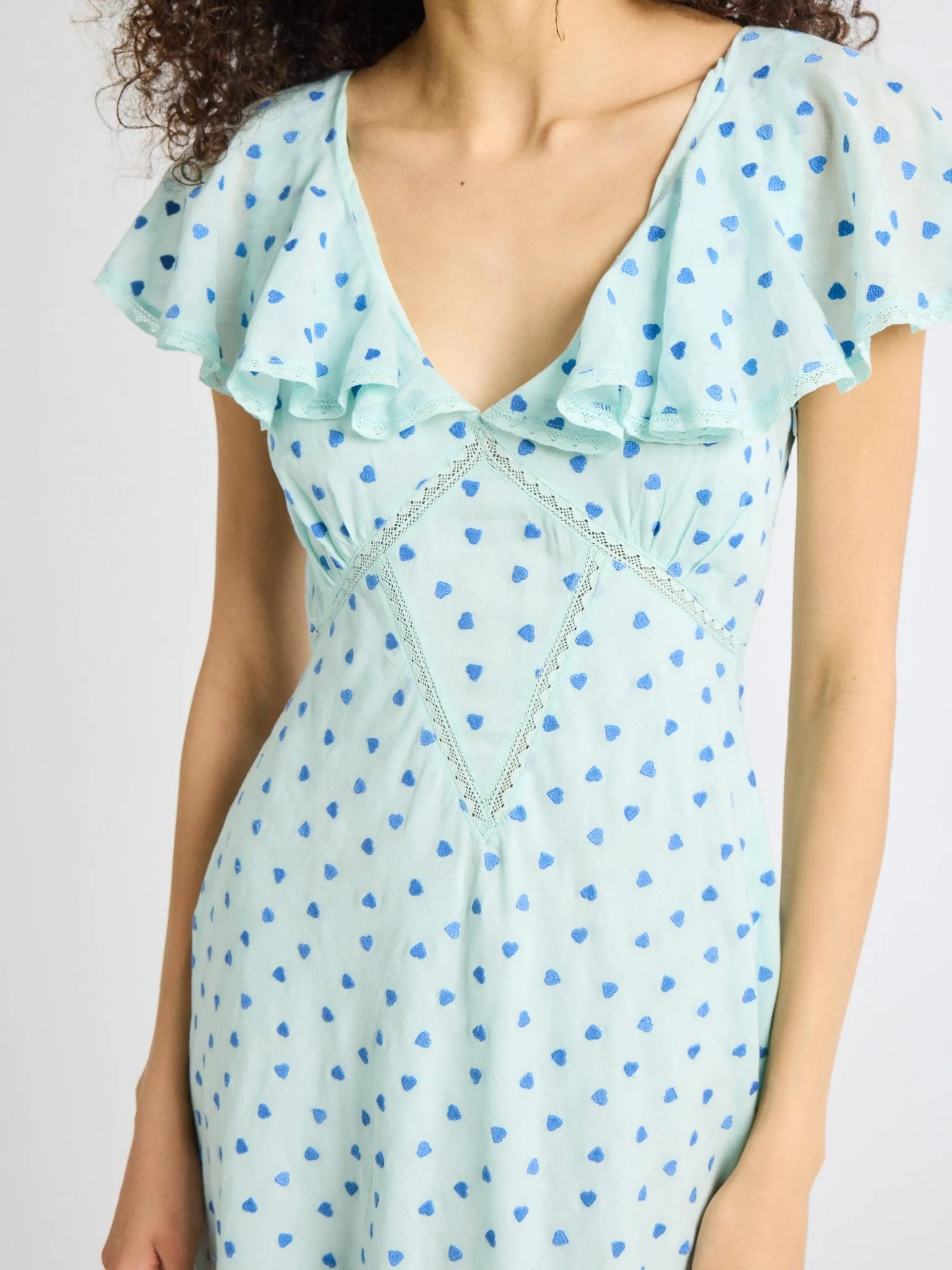 Eloise Dress in Blue Hearts Fashionable appearance