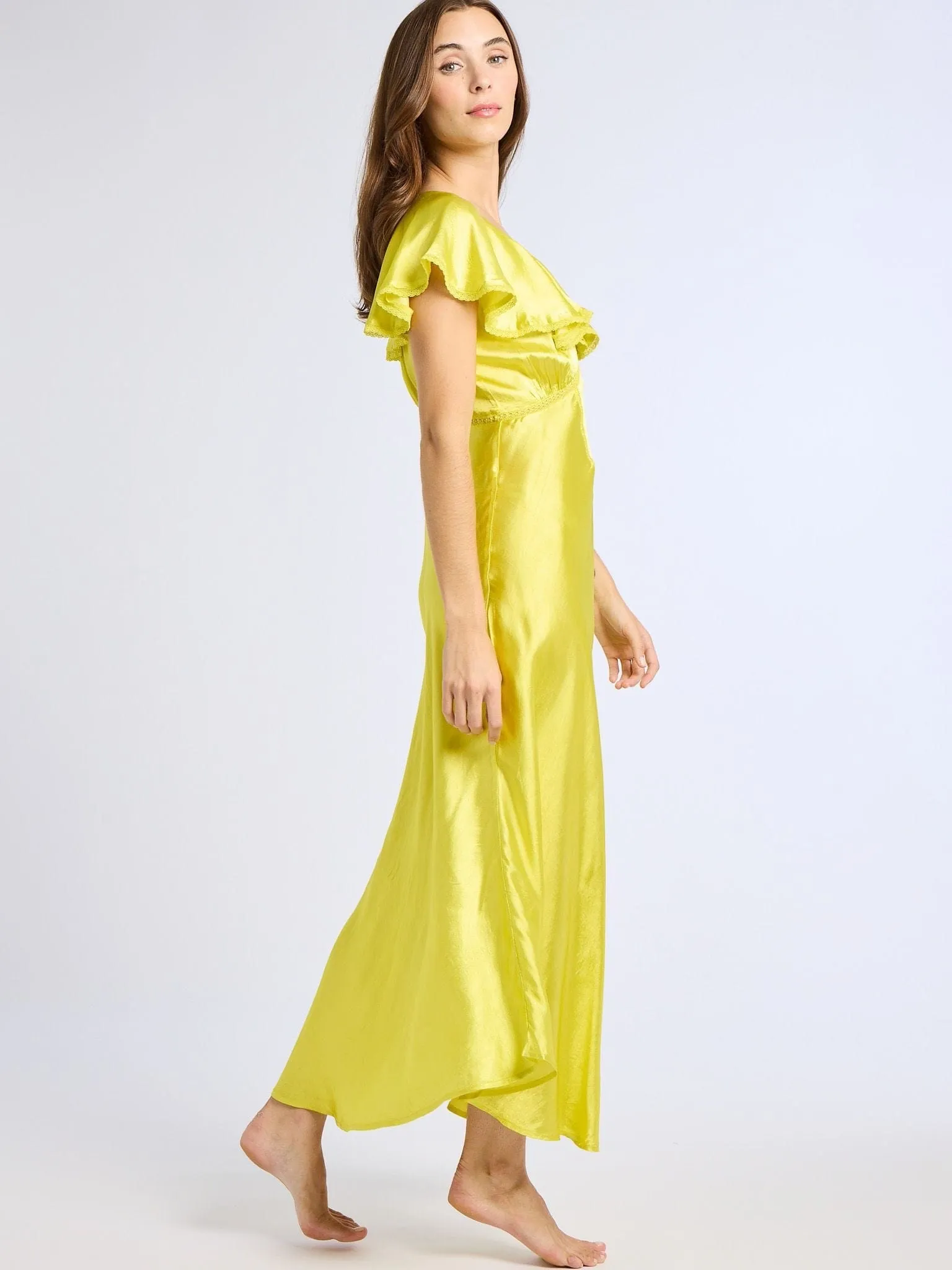 Casual Smart Eloise Dress in Citron