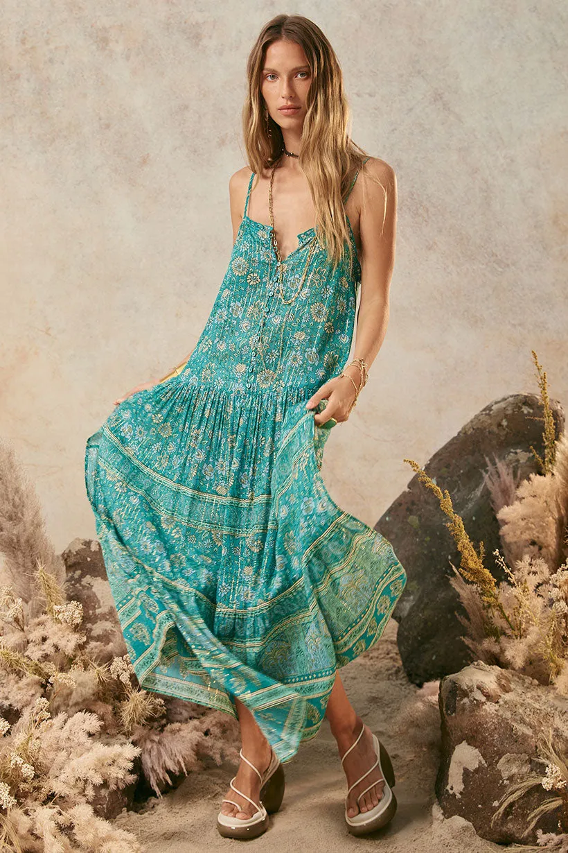 Chic Energy Designer-Label Elysian Strappy Maxi Dress