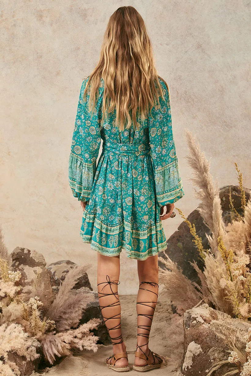 Elysian Tunic Dress Polished Finish Light Aesthetic
