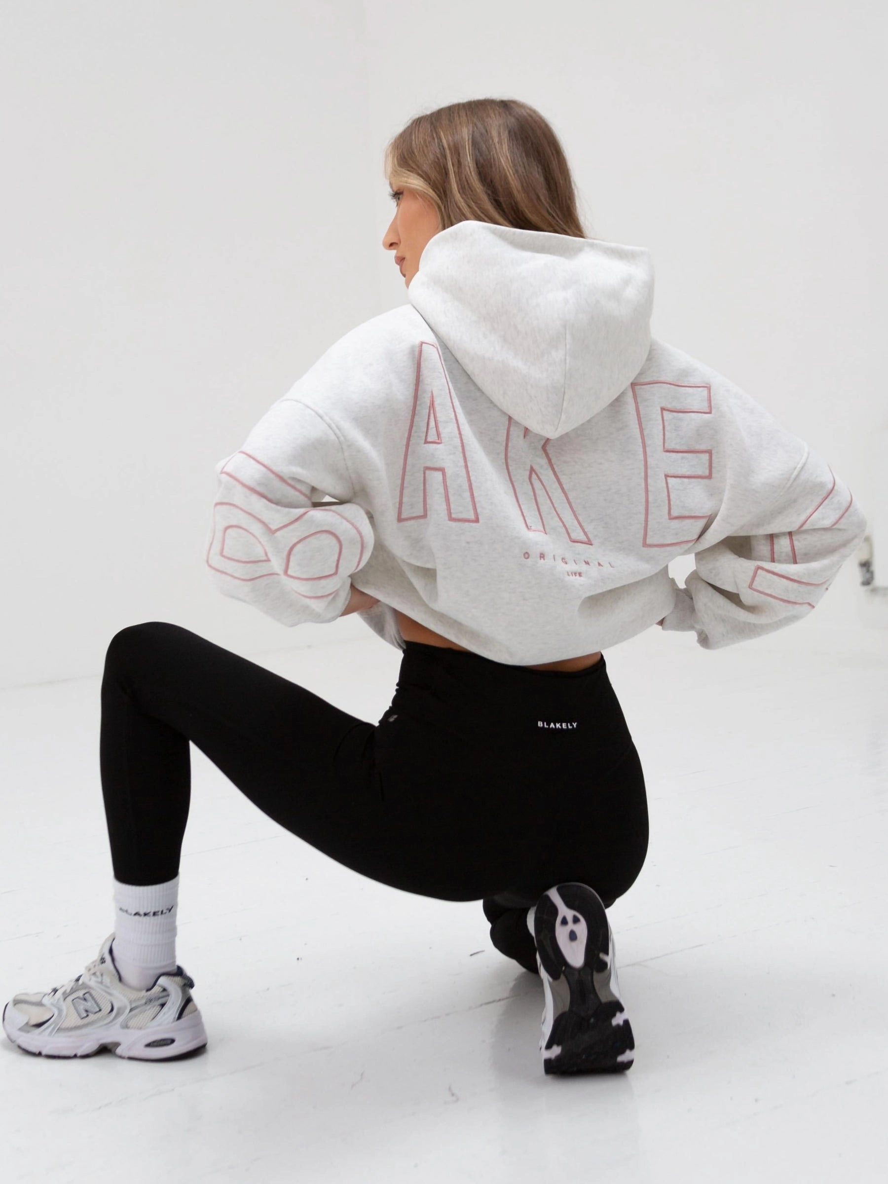 Eco-Friendly Fabric Embroidered Isabel Oversized Hoodie - Bubblegum Pink