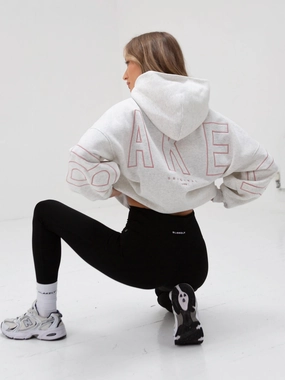 Eco-Friendly Fabric Embroidered Isabel Oversized Hoodie - Bubblegum Pink