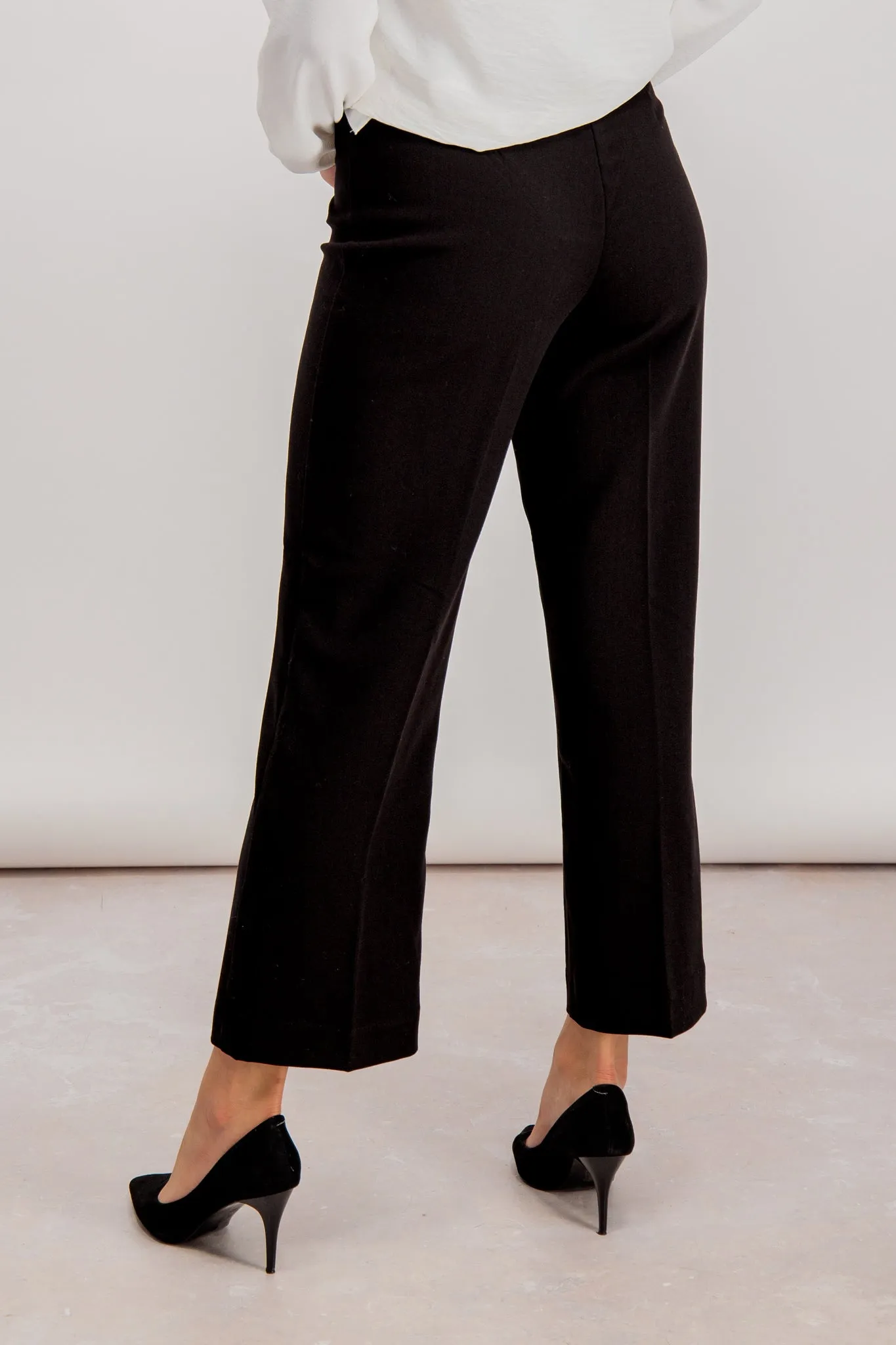 Perfect Stretch Emily & Me Tina Black Straight Leg Trouser