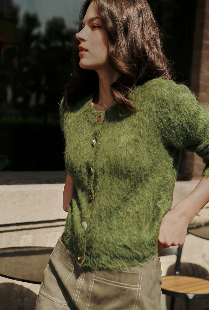 Cold Weather Gear Brayden Alpaca Cardigan - Olive Green