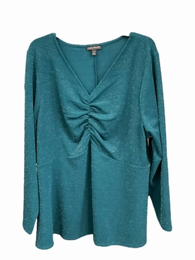 Top Long Sleeve By Lane Bryant  Size: 3x EcoFriendlyDye Stretchable Waistband