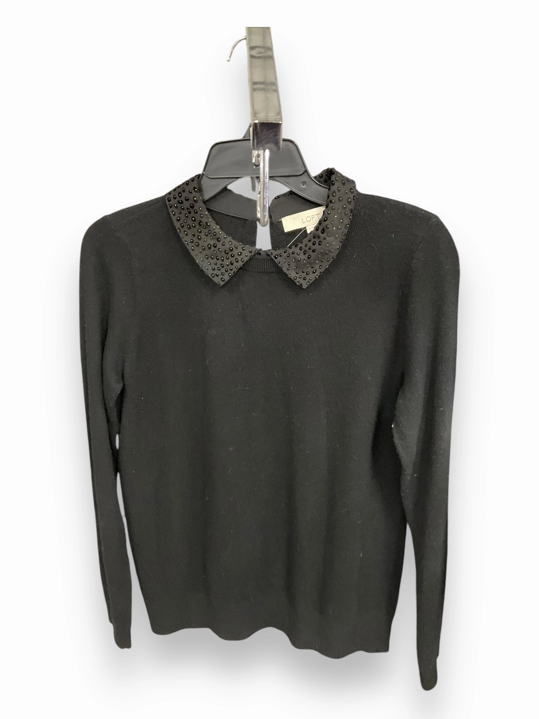 SecurePockets UV Protective Coating Top Long Sleeve By Loft In Black, Size: S