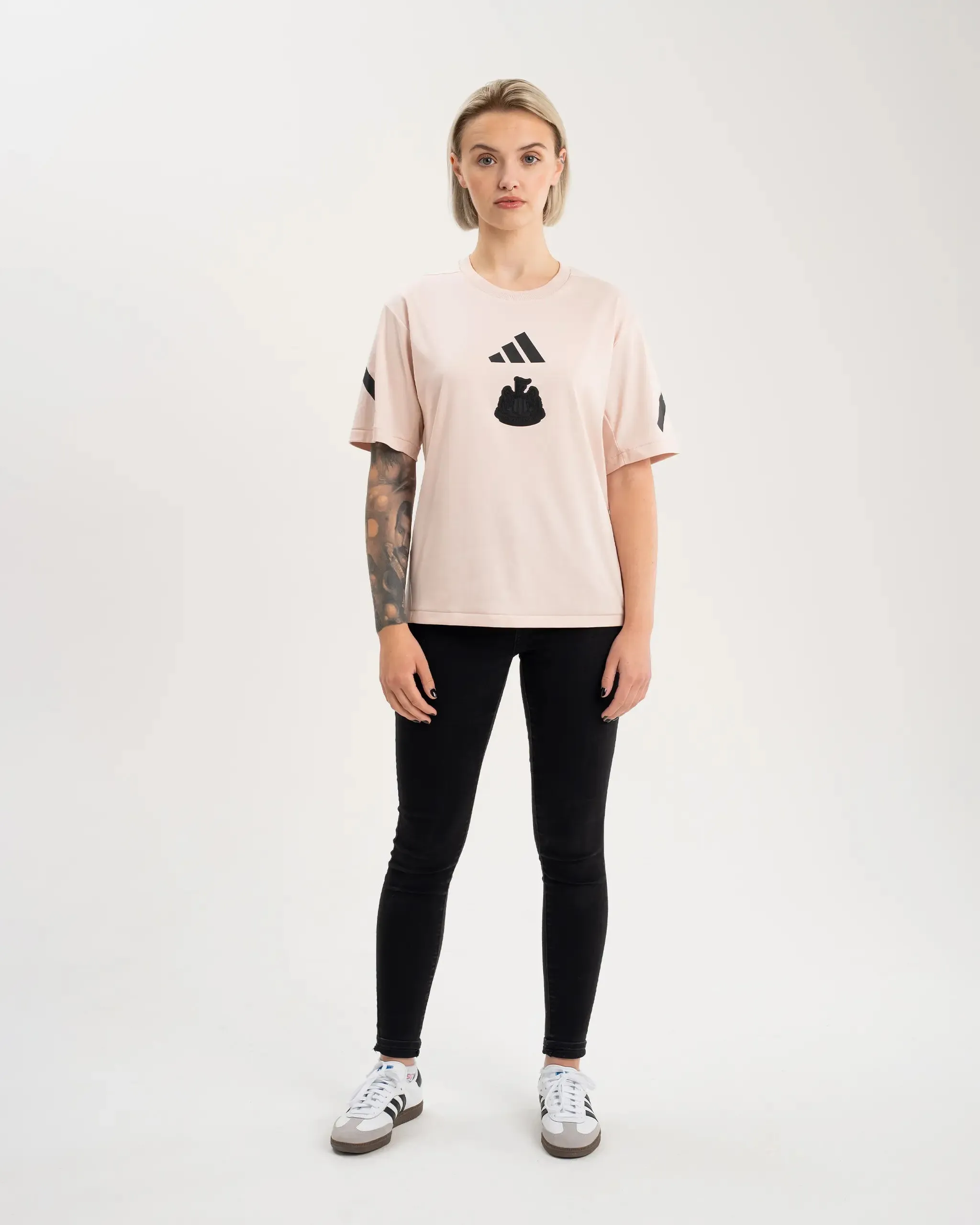 Sun Protection Sporty Look Wear Newcastle United adidas Women's Z.N.E. Pink Tee