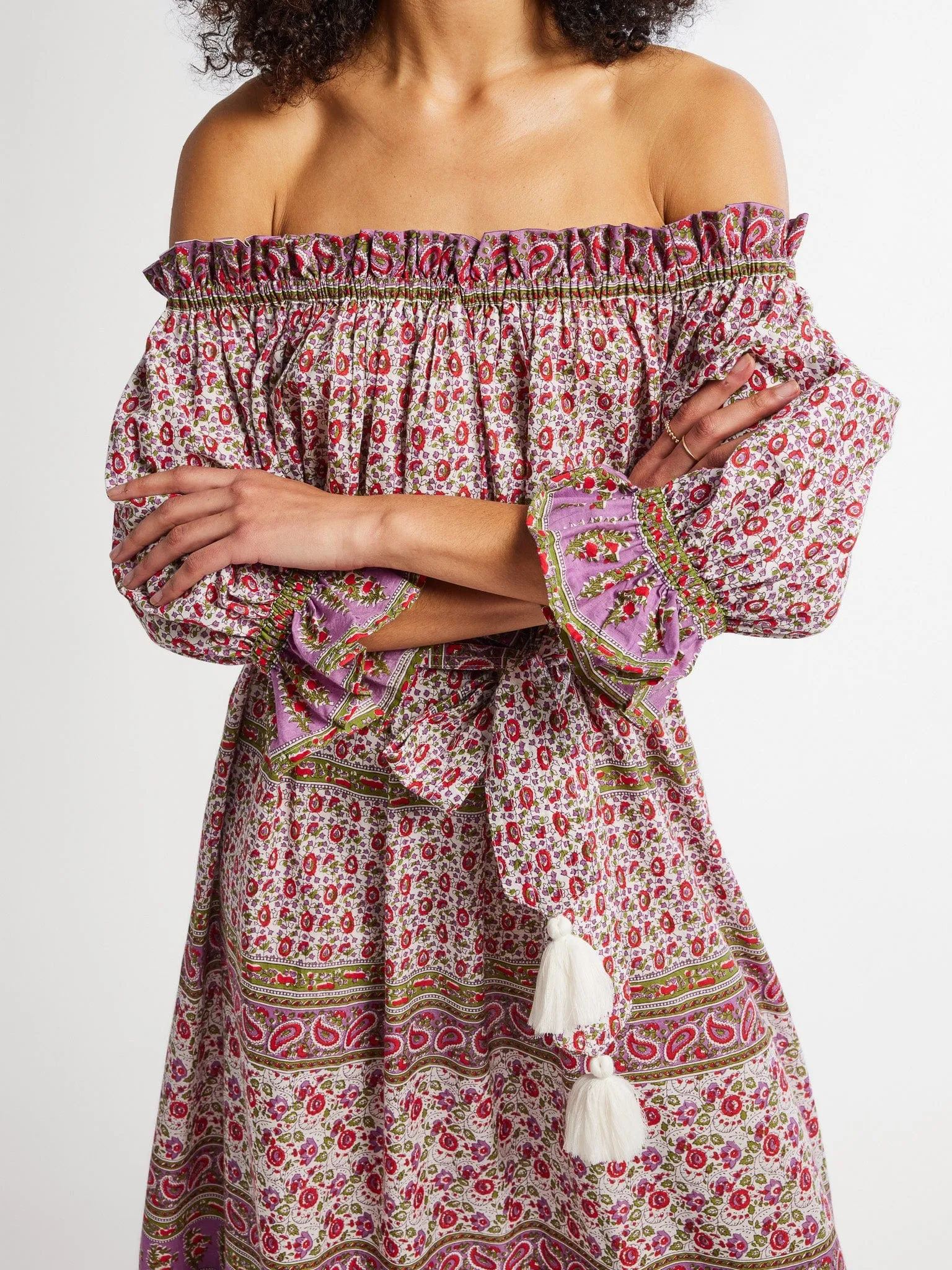 Chilly Day Layers Date-Night Paloma Dress in Heirloom