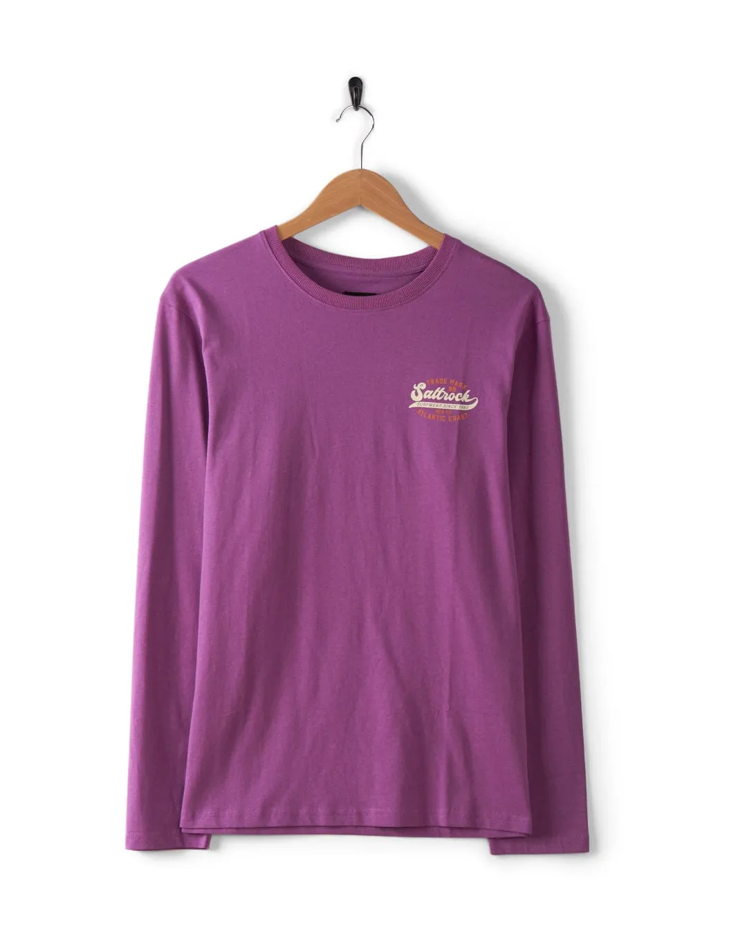 anniversary Light and Breathable Home Run - Mens Long Sleeve T-Shirt - Purple