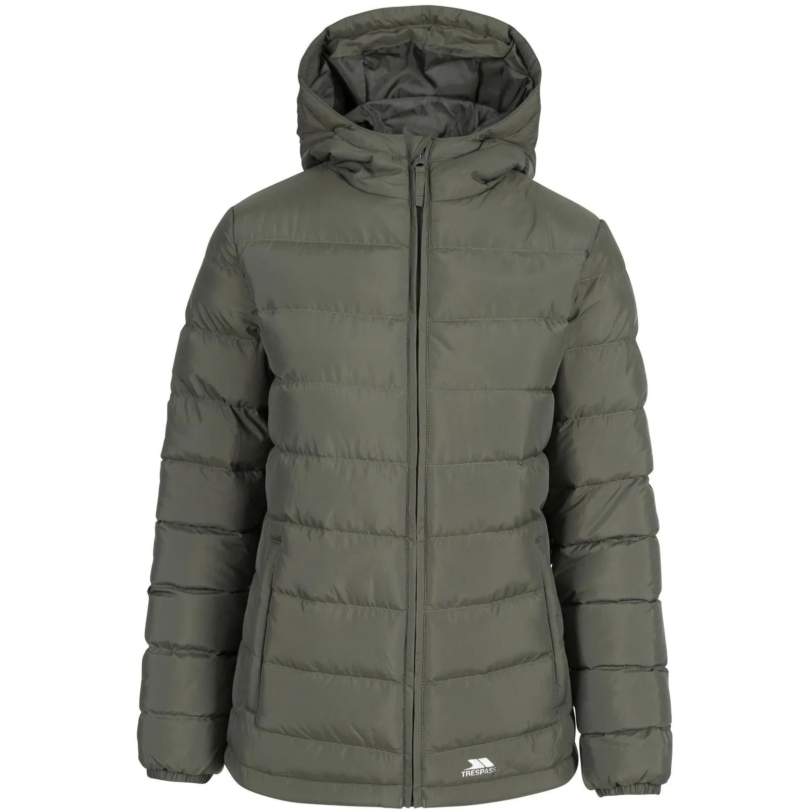 Trespass Womens Elegant Padded Jacket Modern Drop Tail Hem