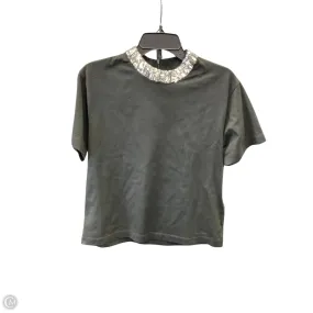 Daily Comfort Style Versatile and Comfortable Top Short Sleeve Luxury Designer By Valentino-garavani In Black, Size: L