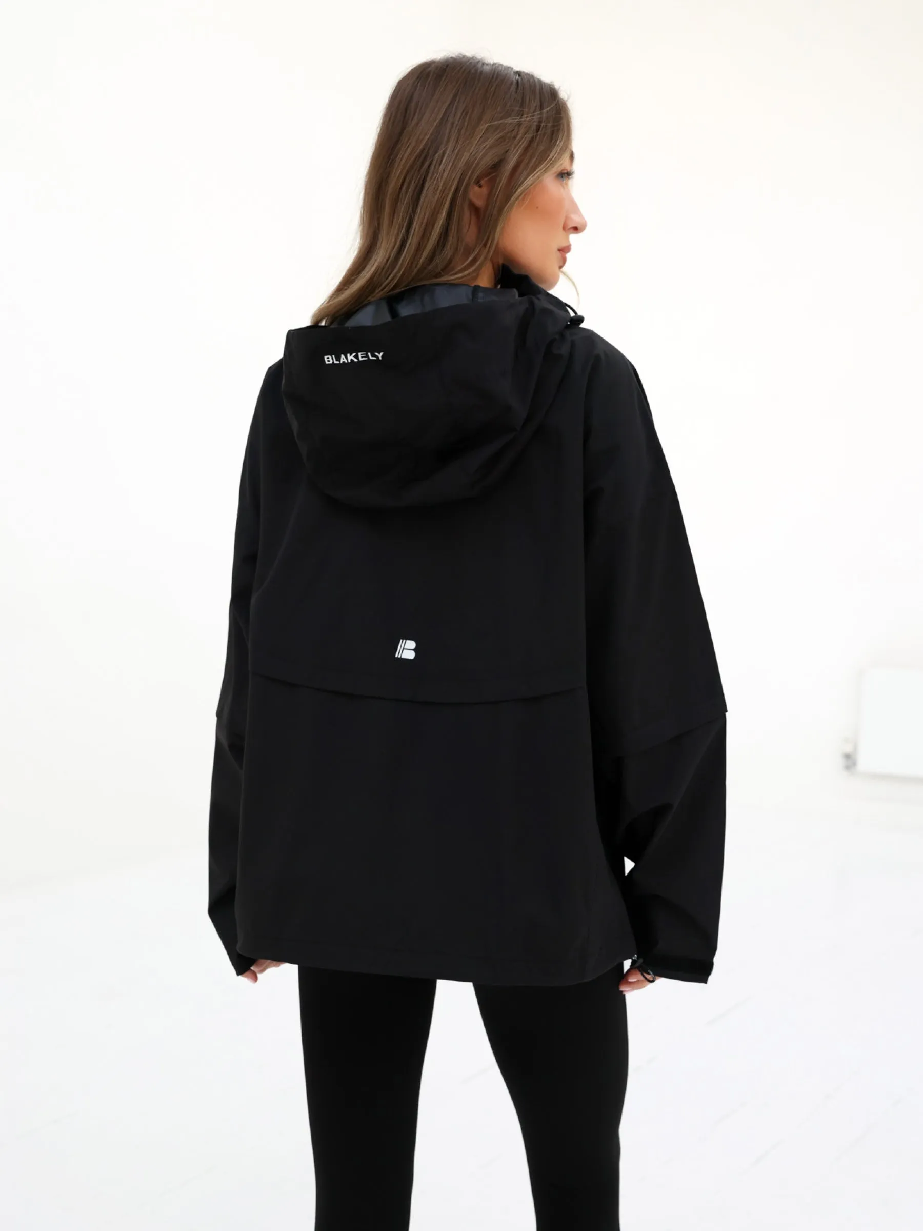 ReinforcedElasticHem Apex Tech Jacket - Black