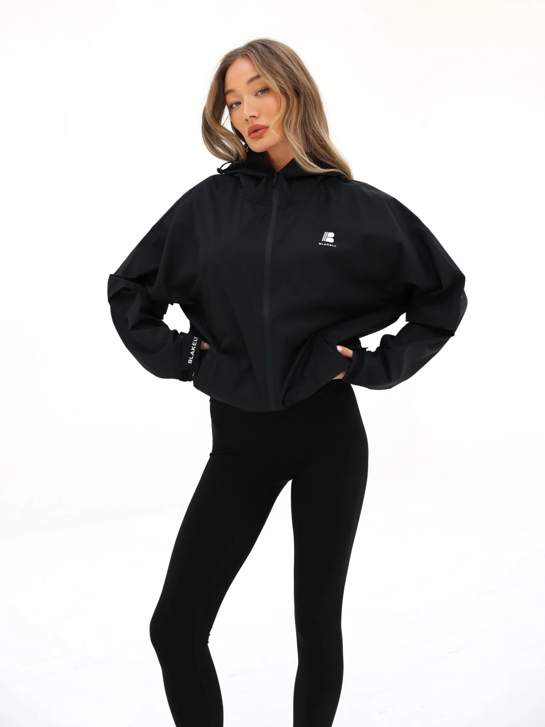 Camo Print ZipperClosure Apex Tech Jacket - Black