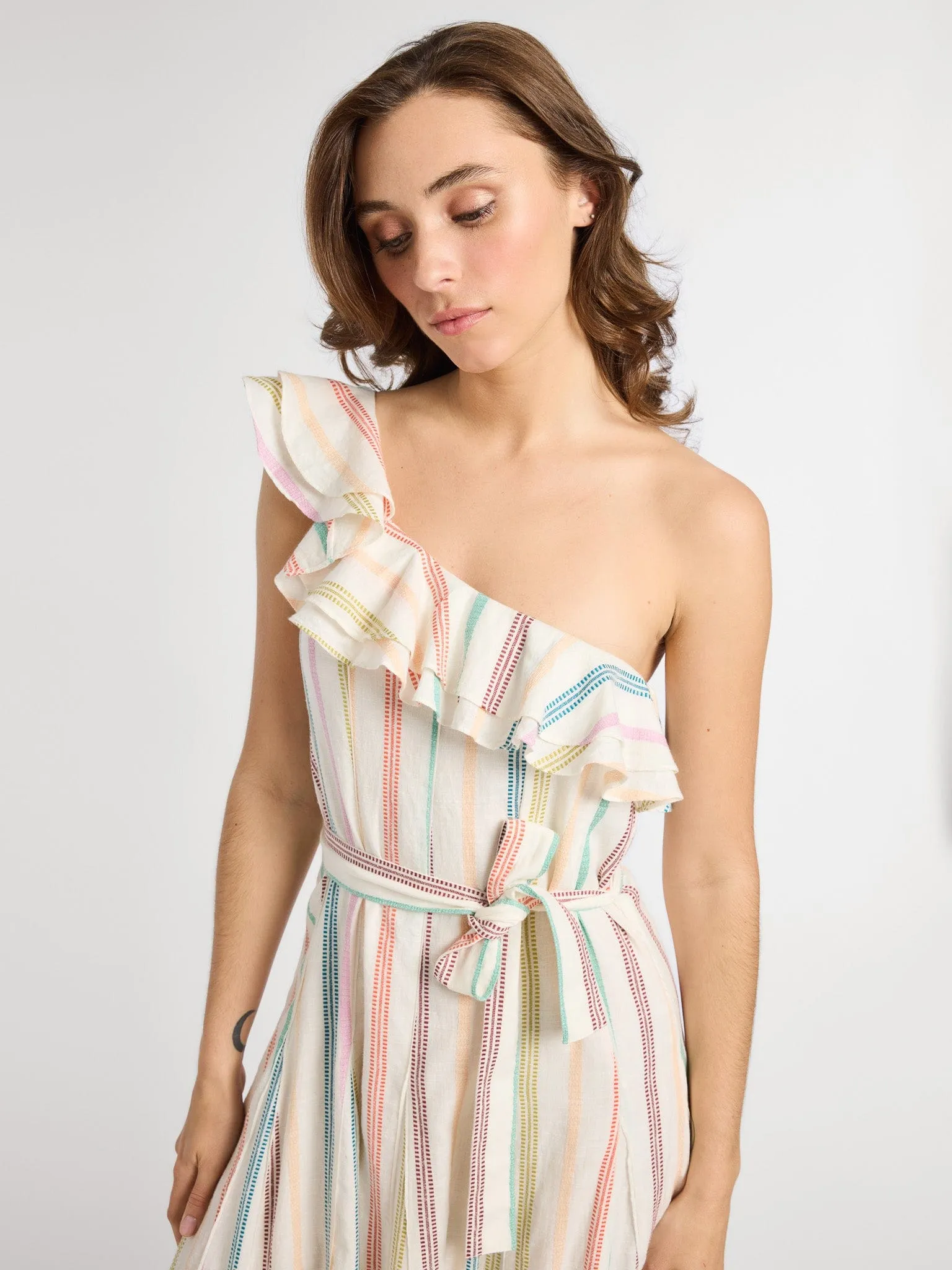 Non-Pilling Yvonne Dress in Mallorca Stripe
