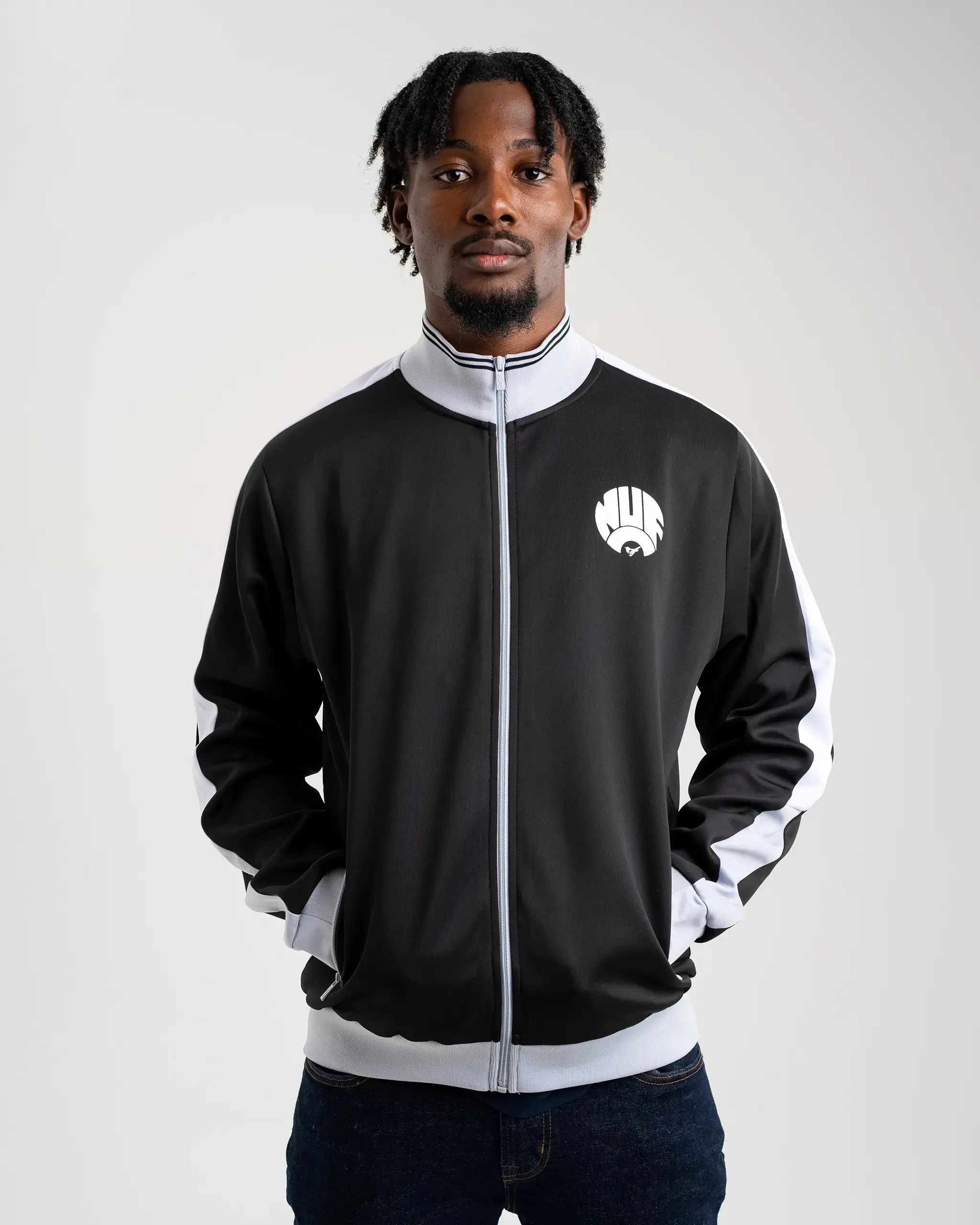 Newcastle United Archive Poly Track Top Static Reducing Finish Comfy Layering