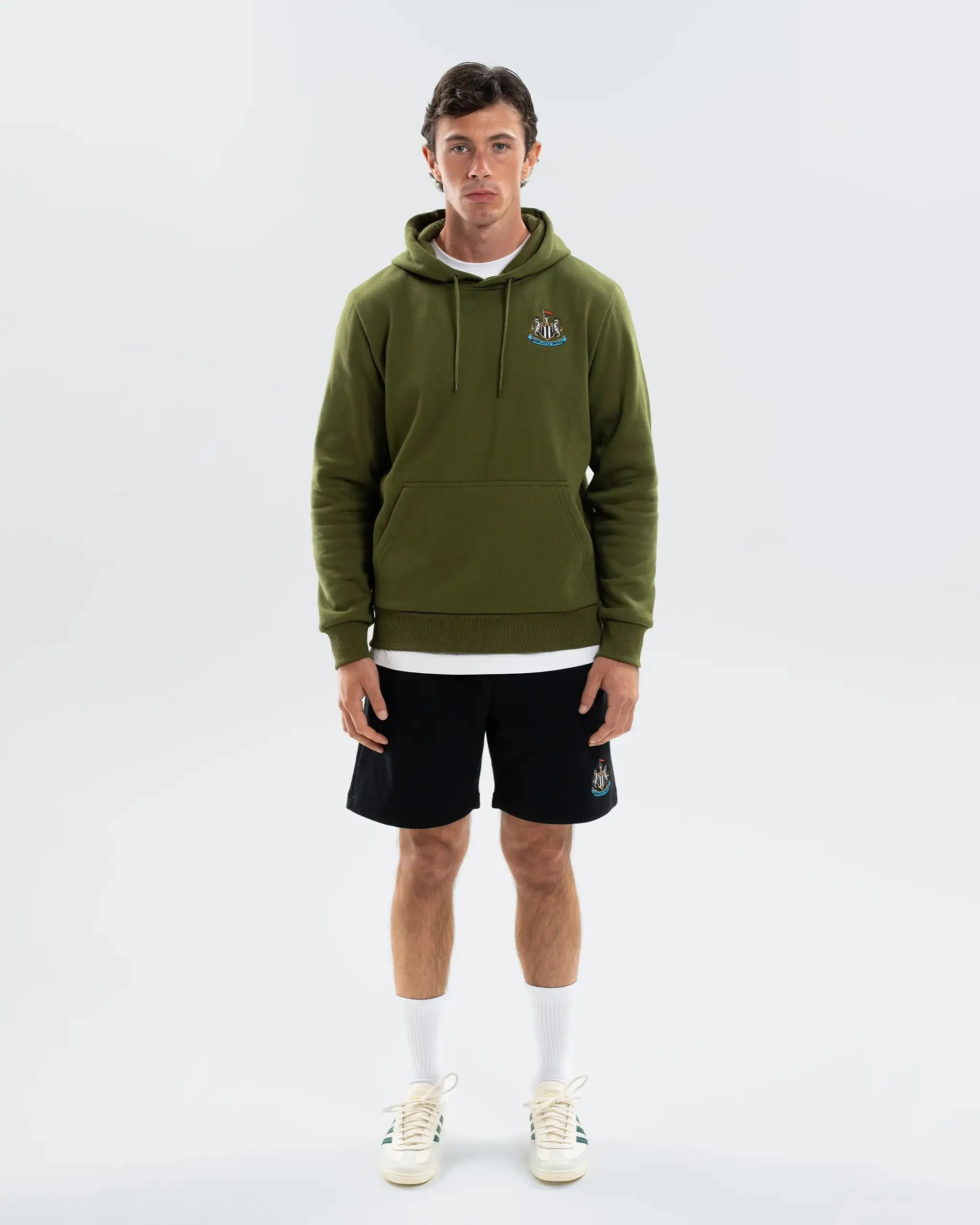 Fashion Layers Comfy Must-Have Newcastle United Men's Essentials Range Khaki Hoodie