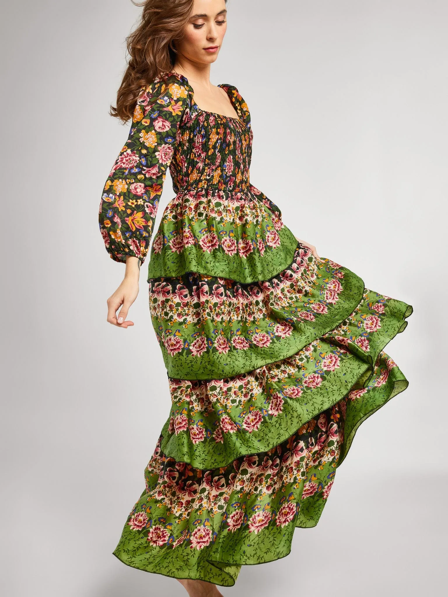 Antonia Dress in Secret Garden Fashionable Comfort Wear