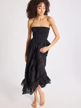 Florence Dress in Black Spring Mood