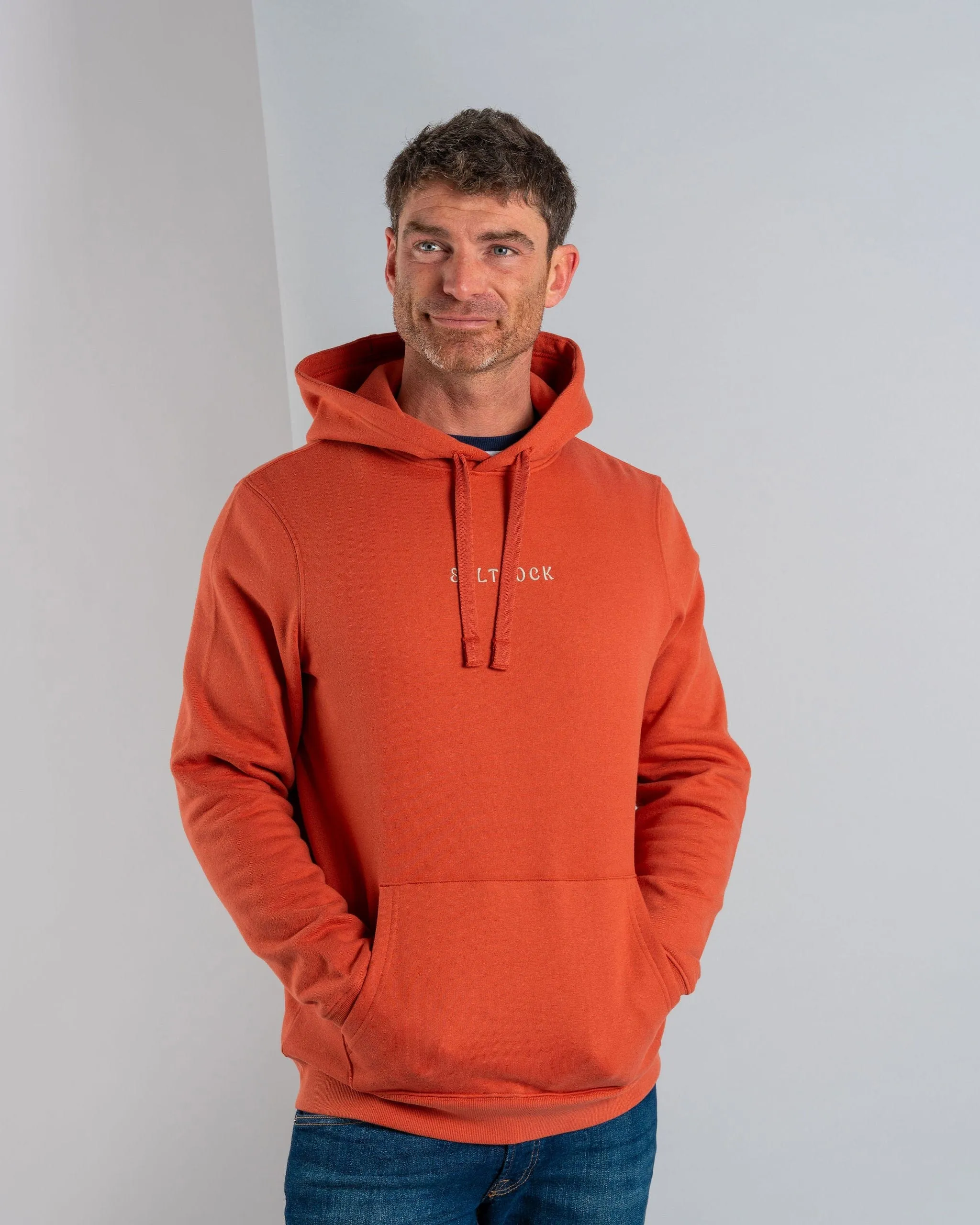 Winter Must-Have Knit Knit Outfit Yin Yang Sun - Mens Pop Hood - Orange