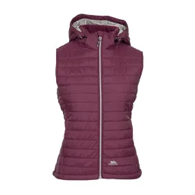 Wrinkle Free Texture Temperature Regulating Tech Trespass Womens Aretha Padded Gilet