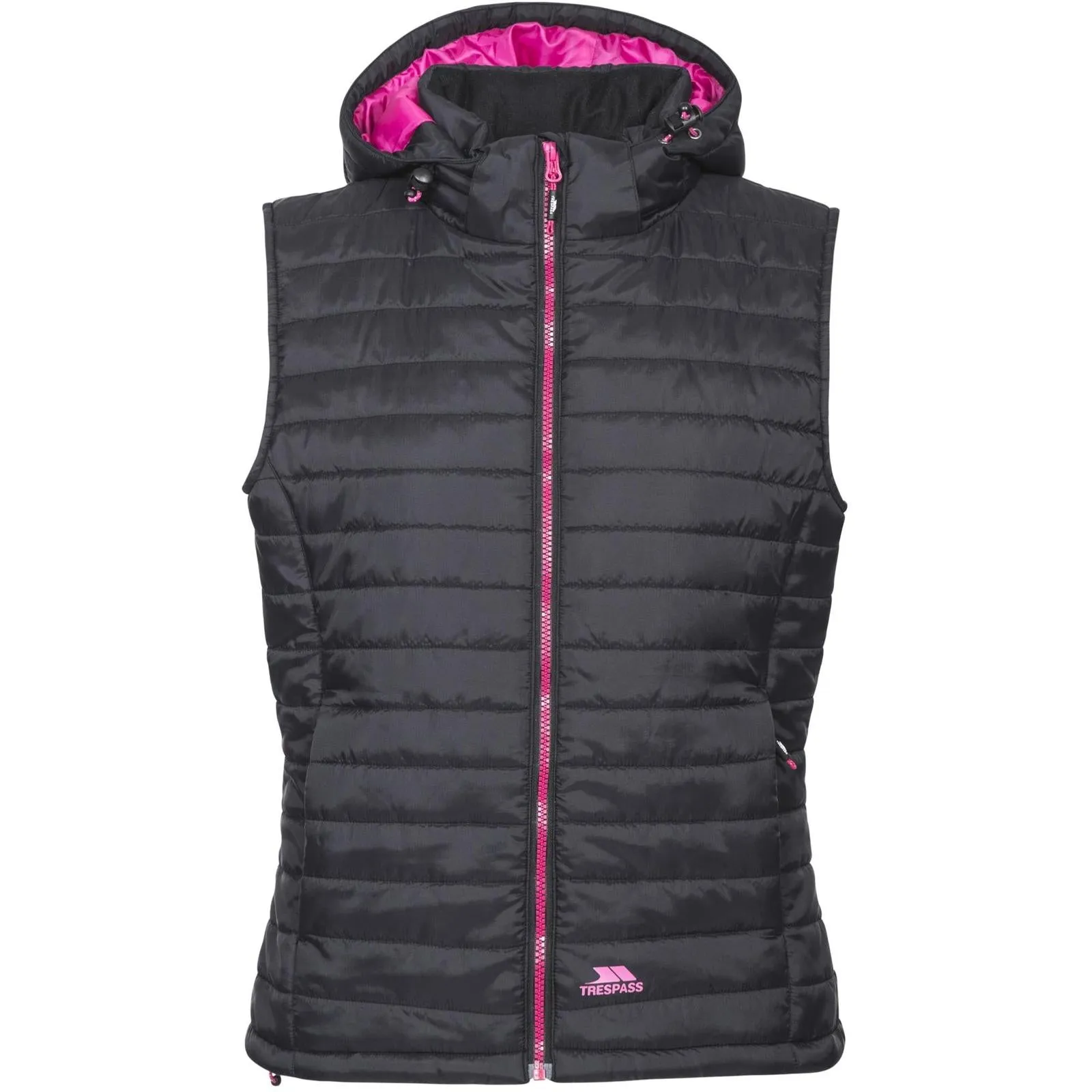 Trespass Womens Aretha Padded Gilet ReinforcedElbows FullCoverageHood