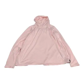 Athletic Top Long Sleeve Hoodie By Nike Apparel In Pink, Size: Xl EcoFriendly Material ZipperedPockets