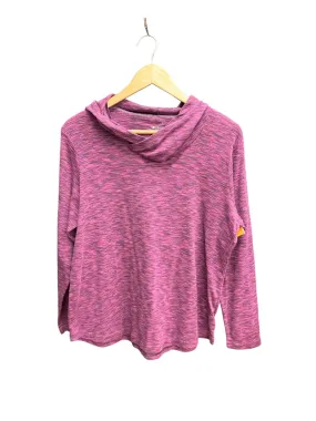Athletic Top Long Sleeve Hoodie By Columbia In Multi-colored, Size: 1x Recycled Polyester