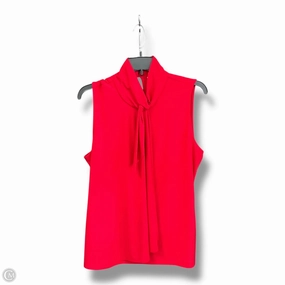 Simple Dress Wear Resistant Edge Top Sleeveless By White House Black Market In Red, Size: L