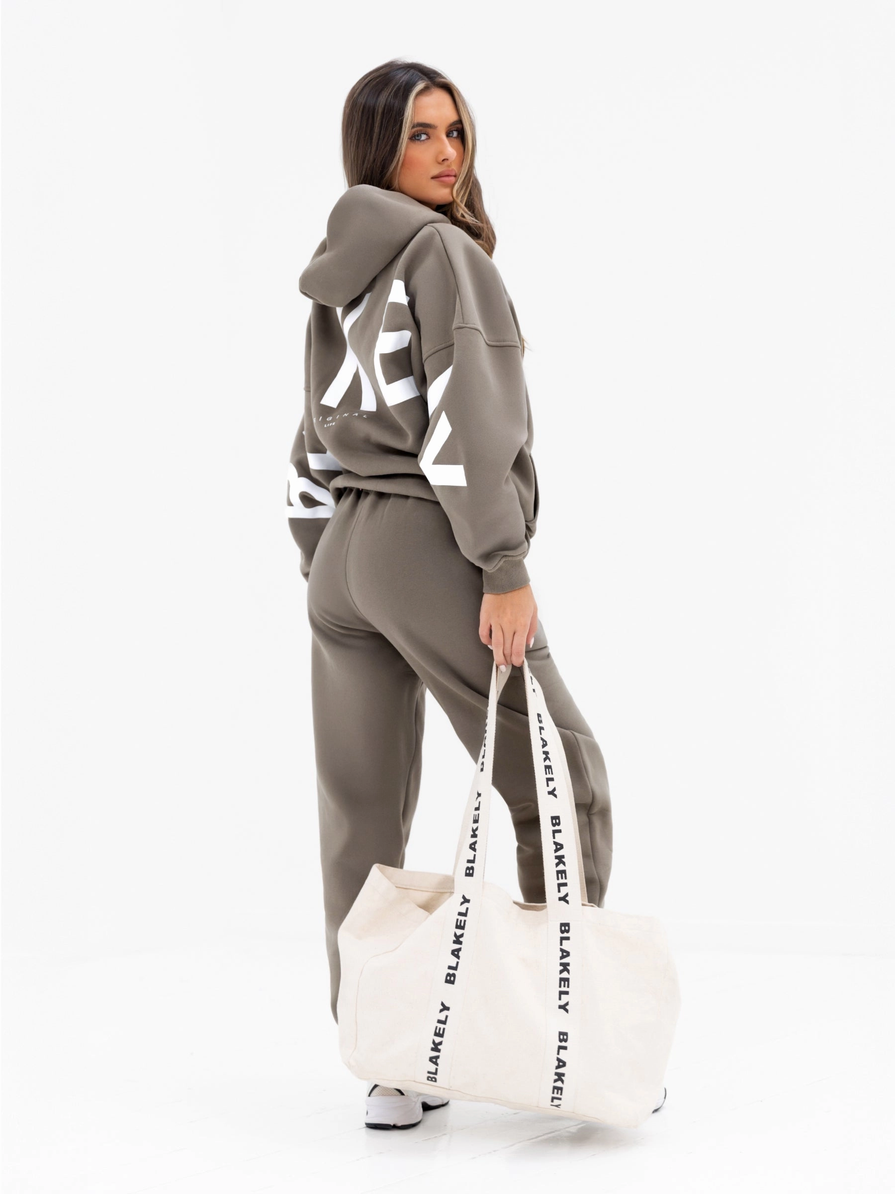 Isabel Sweatpants - Safari Green Sporty Touch Laser Cut Perforations