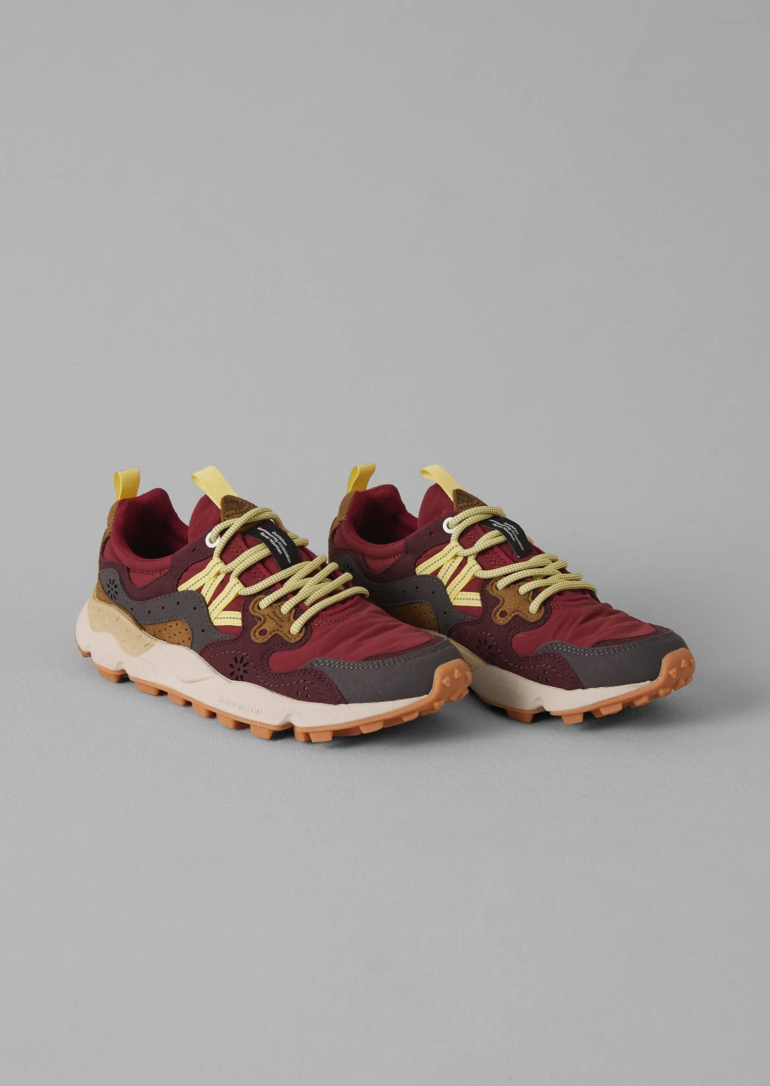 Flower Mountain Yamano Kaiso Sneakers | Brick/Iris Stay Light