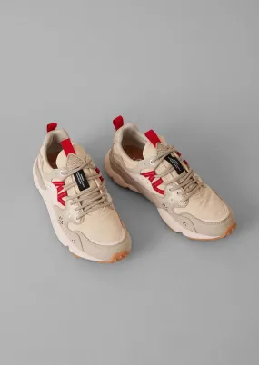 Flower Mountain Yamano Kaiso Sneakers | Cherry/Chalk Reflective Safety Details