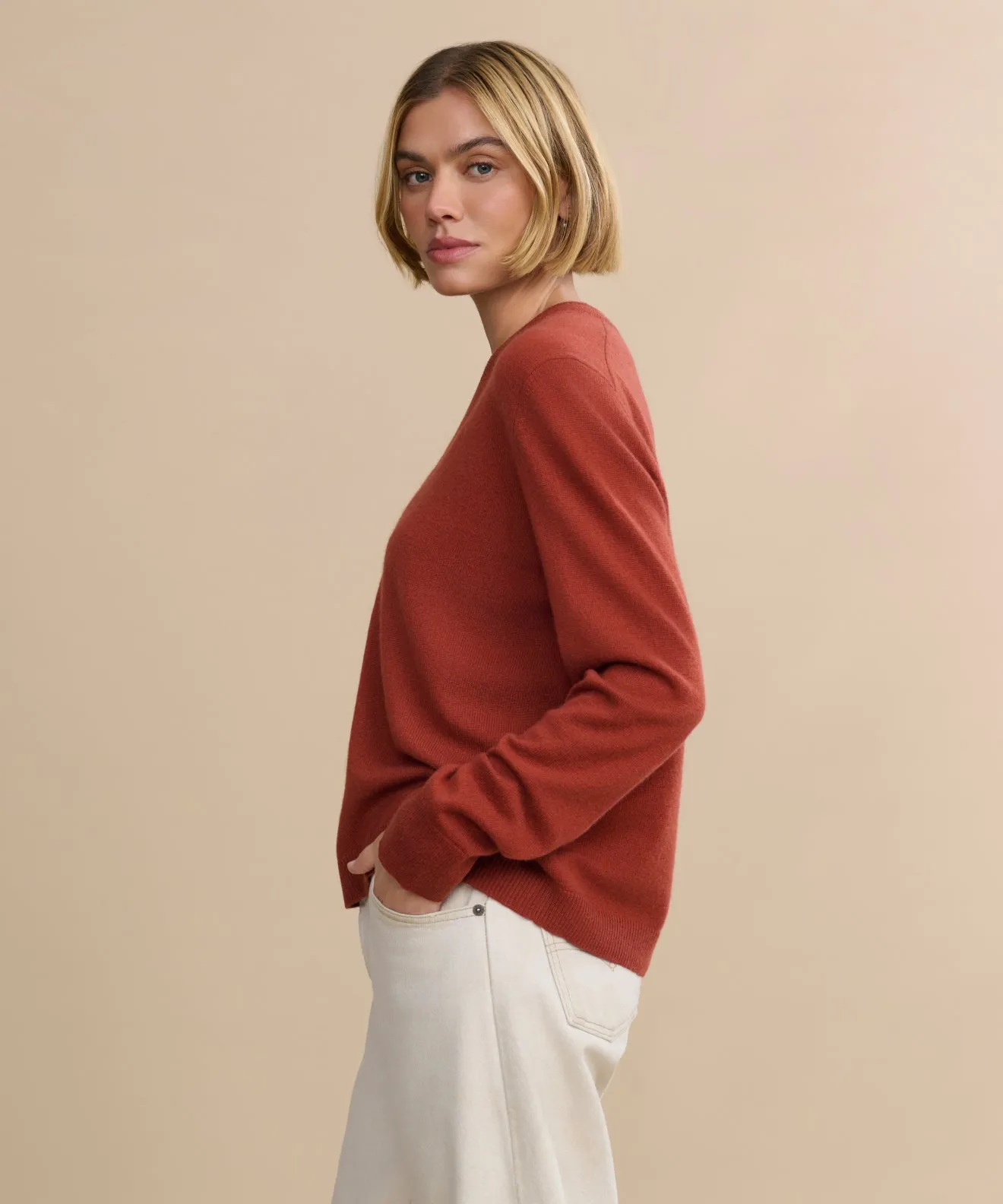 Flynn Cashmere Sweater Compression Fit Technology