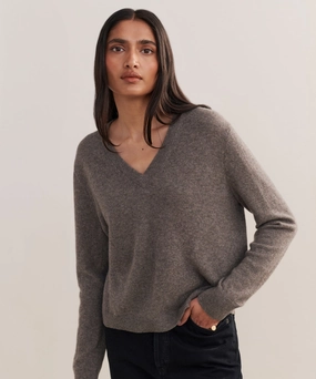 Flynn Cashmere Sweater Cozy Basics Soft Knit Wear