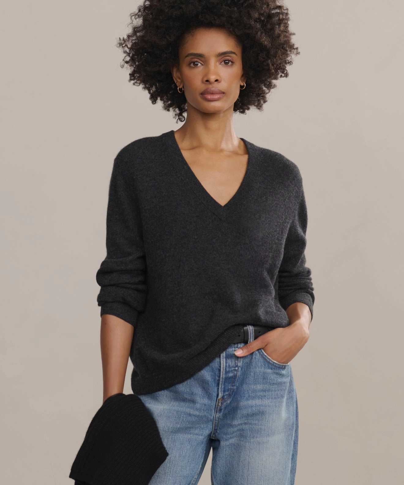Flynn Cashmere Sweater Comfy Fit Design Sport Flex Wear