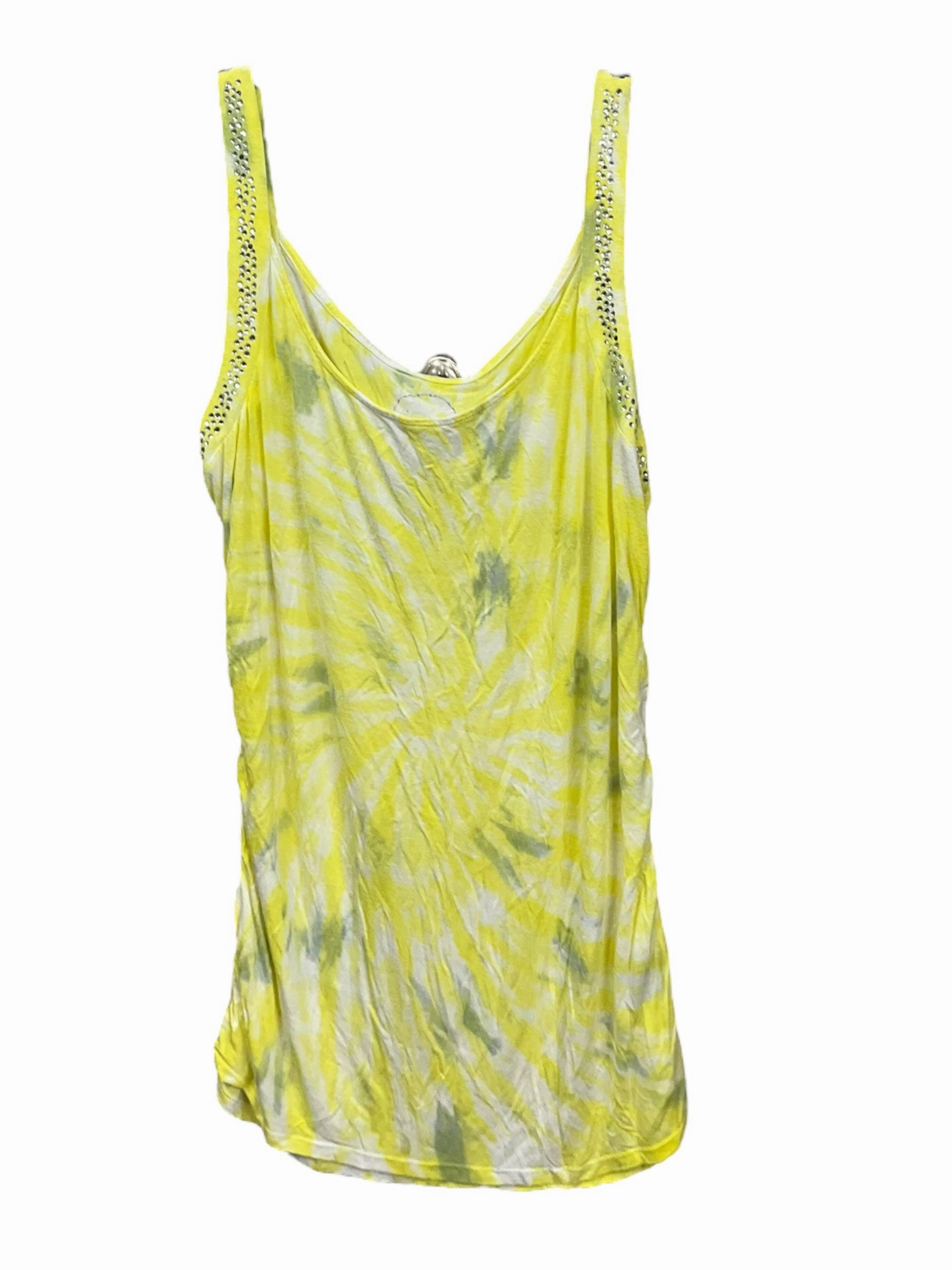 Yellow Tank Top Inc, Size L OdorControl Reinforced Neckline