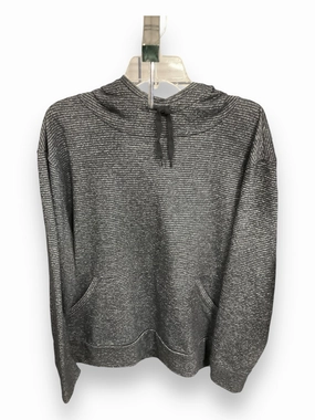 Sweatshirt Hoodie By Champion In Black & White, Size: Xl WindproofBarrierTechnology