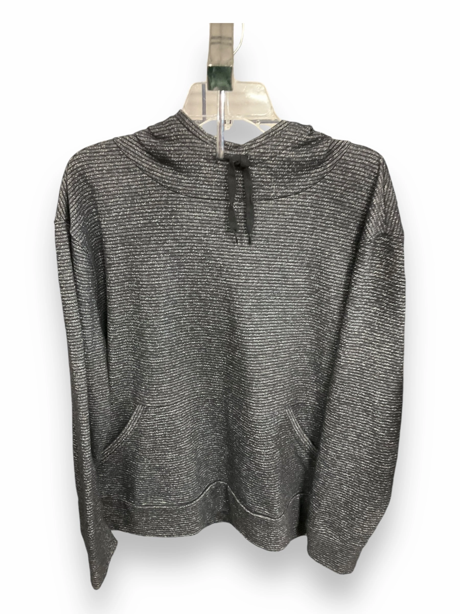Sweatshirt Hoodie By Champion In Black & White, Size: Xl WindproofBarrierTechnology