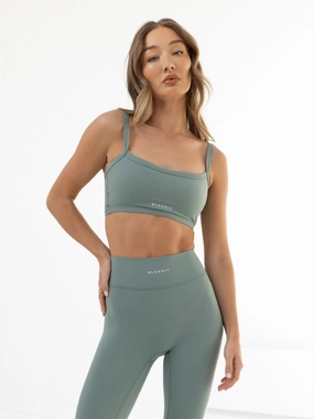 Arch support Sewn seams Ultimate Sports Bra - Sage Green