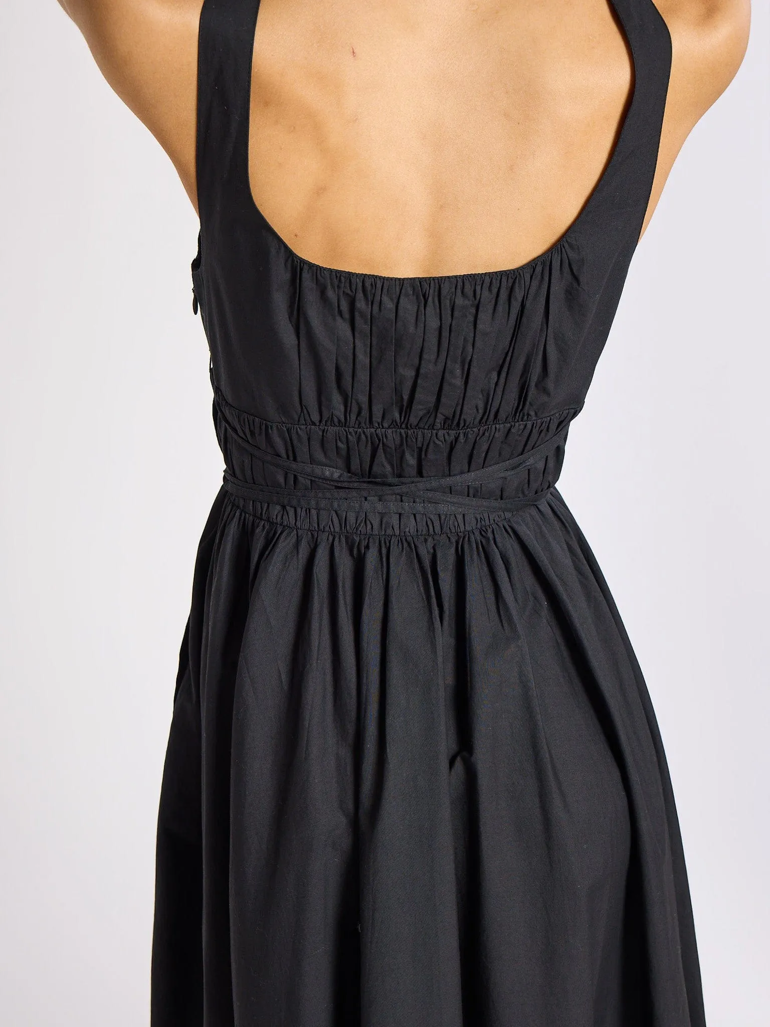 Versatile sundress Frannie Dress in Black