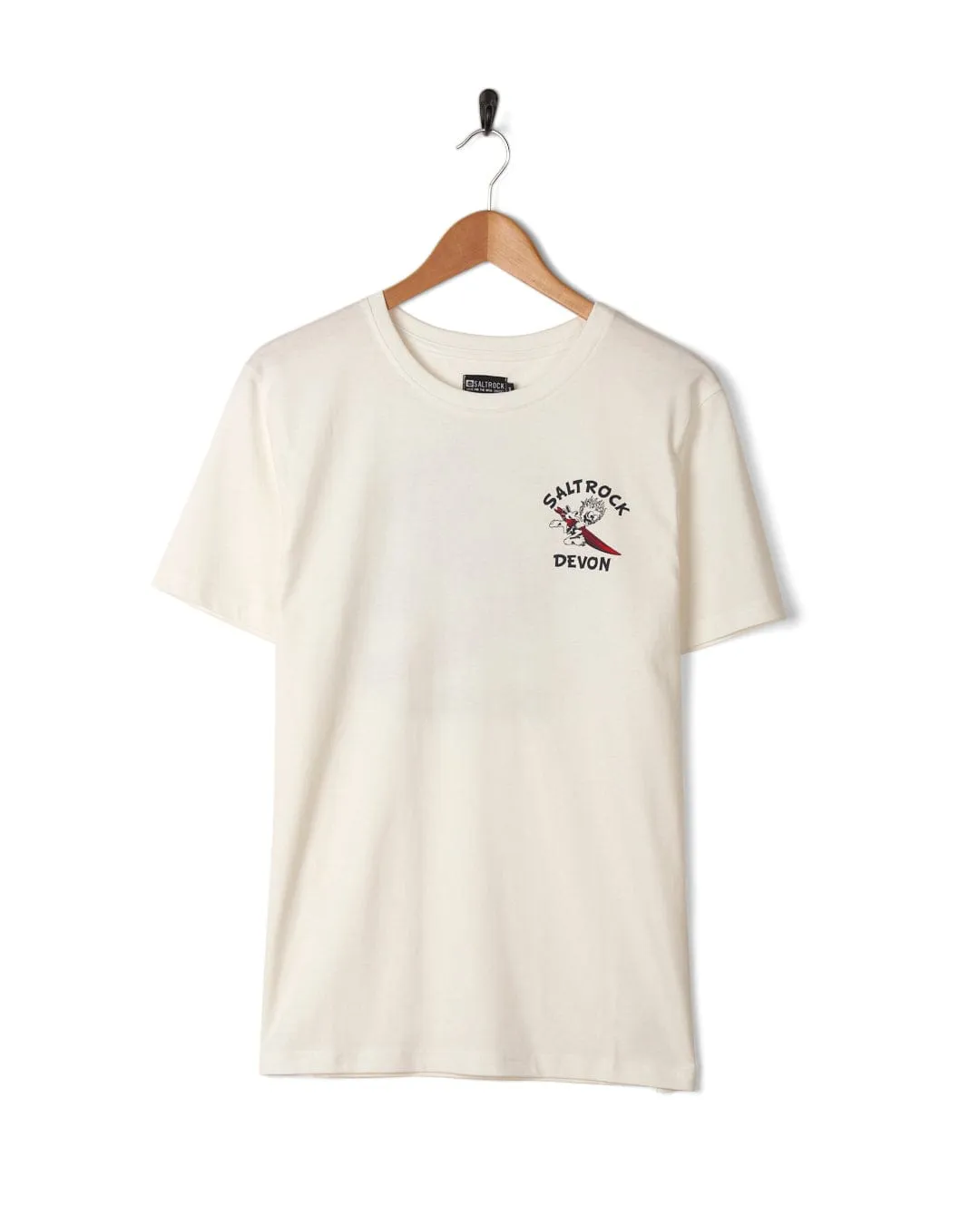 Wave Rider Devon - Mens Short Sleeve T-Shirt - White Chilly Comfort Customer Favorite