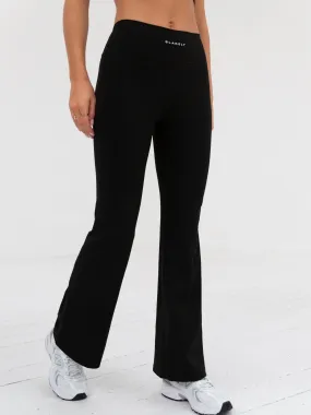 Soft Sculpt Wide Leg Leggings - Black Anti Pilling