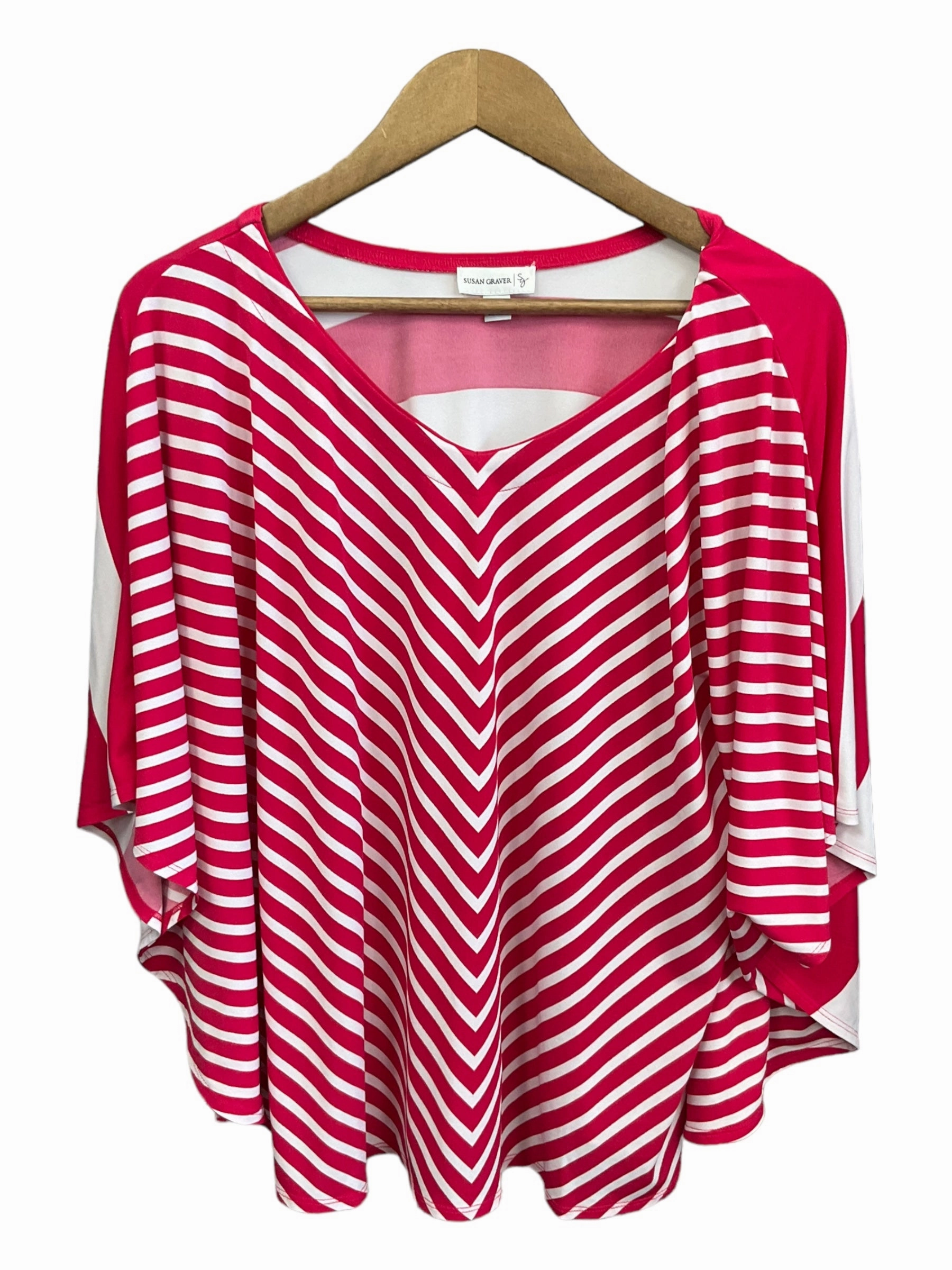 Cool Weather Blouse Short Sleeve By Susan Graver  Size: S