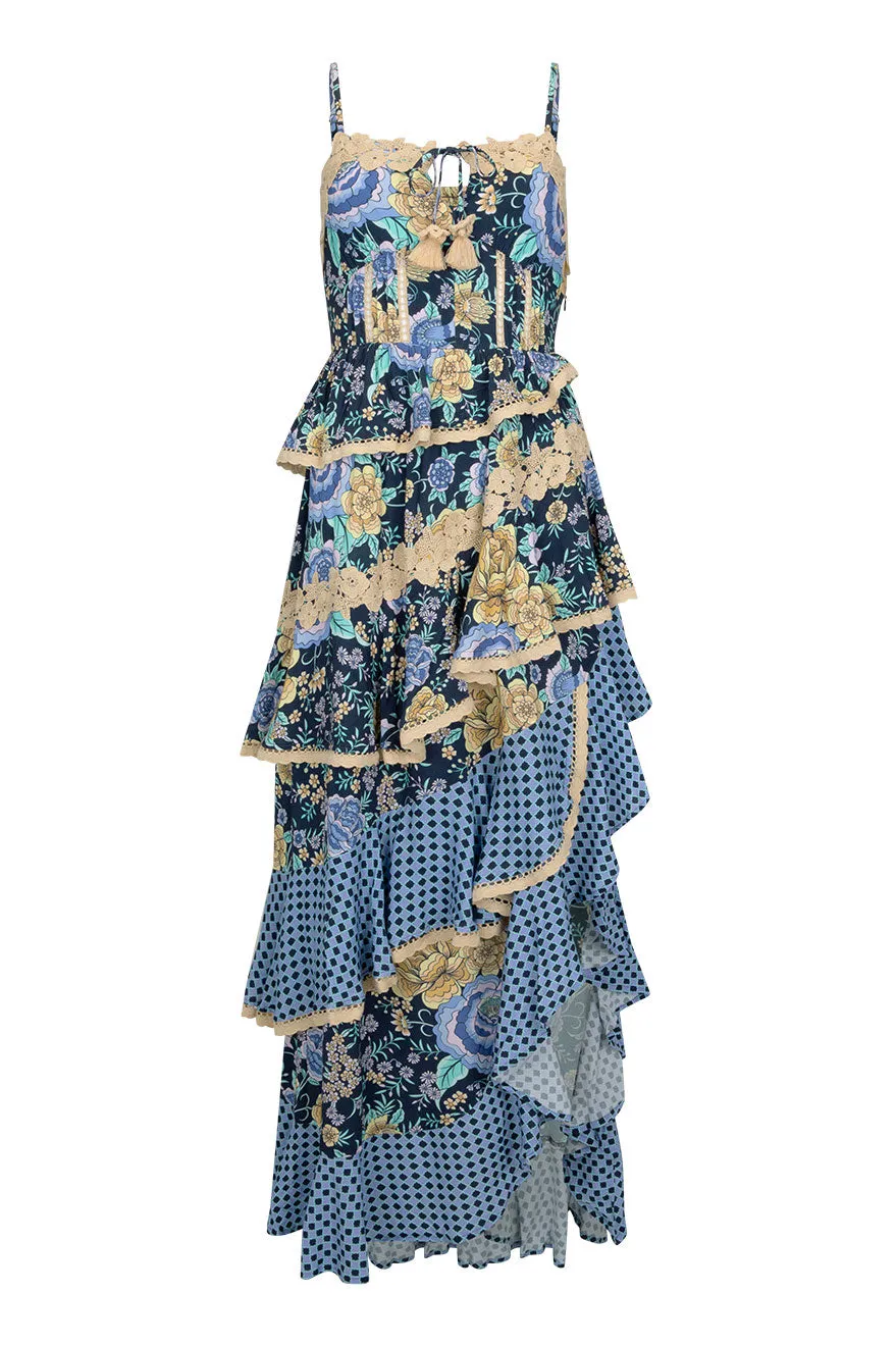 Full Bloom Ruffle Soir??e Dress Casual Smart Urban Cool