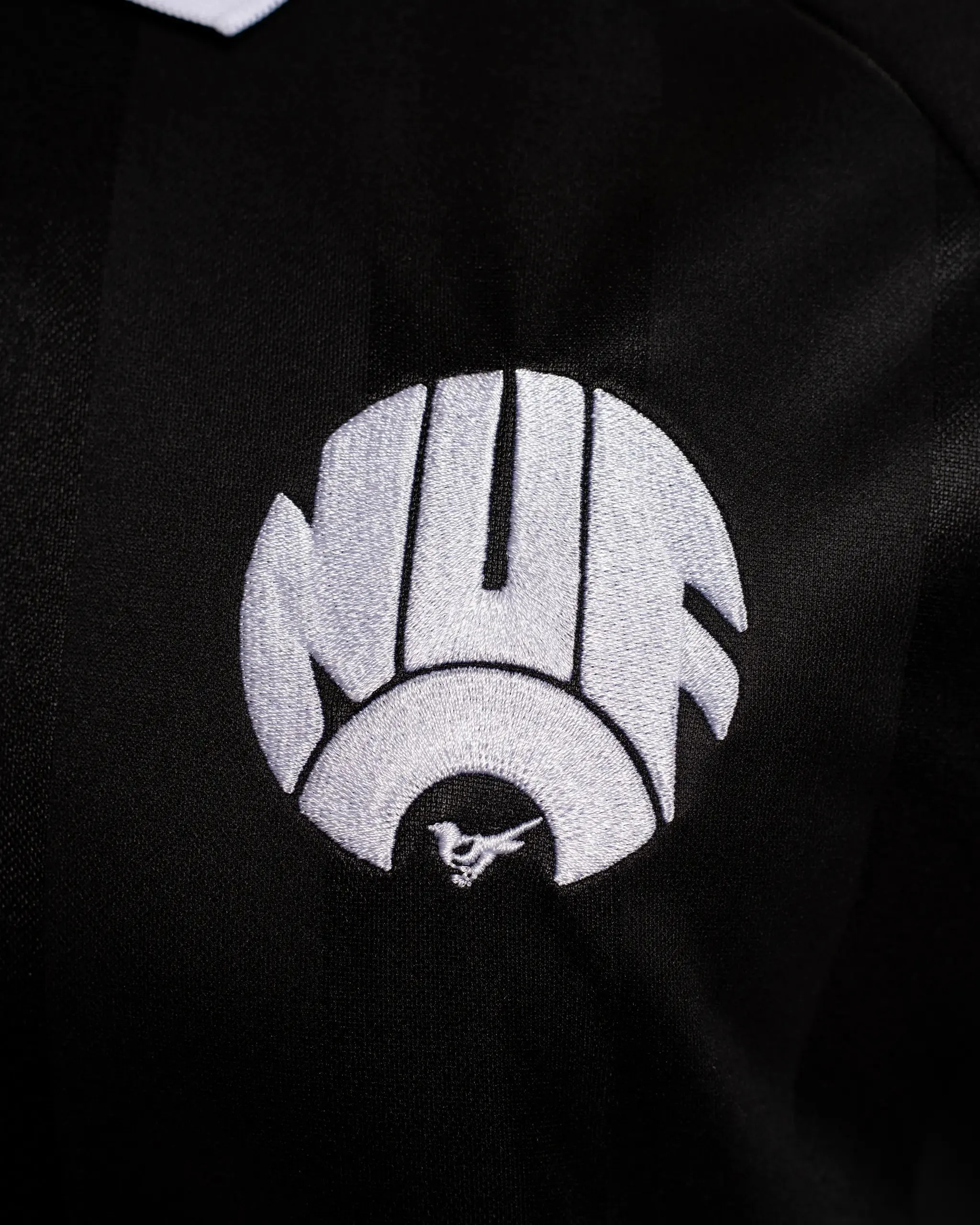Newcastle United Men's Striped Long Sleeve Polo Shirt Cozy and Comfortable Chilly Day Wear