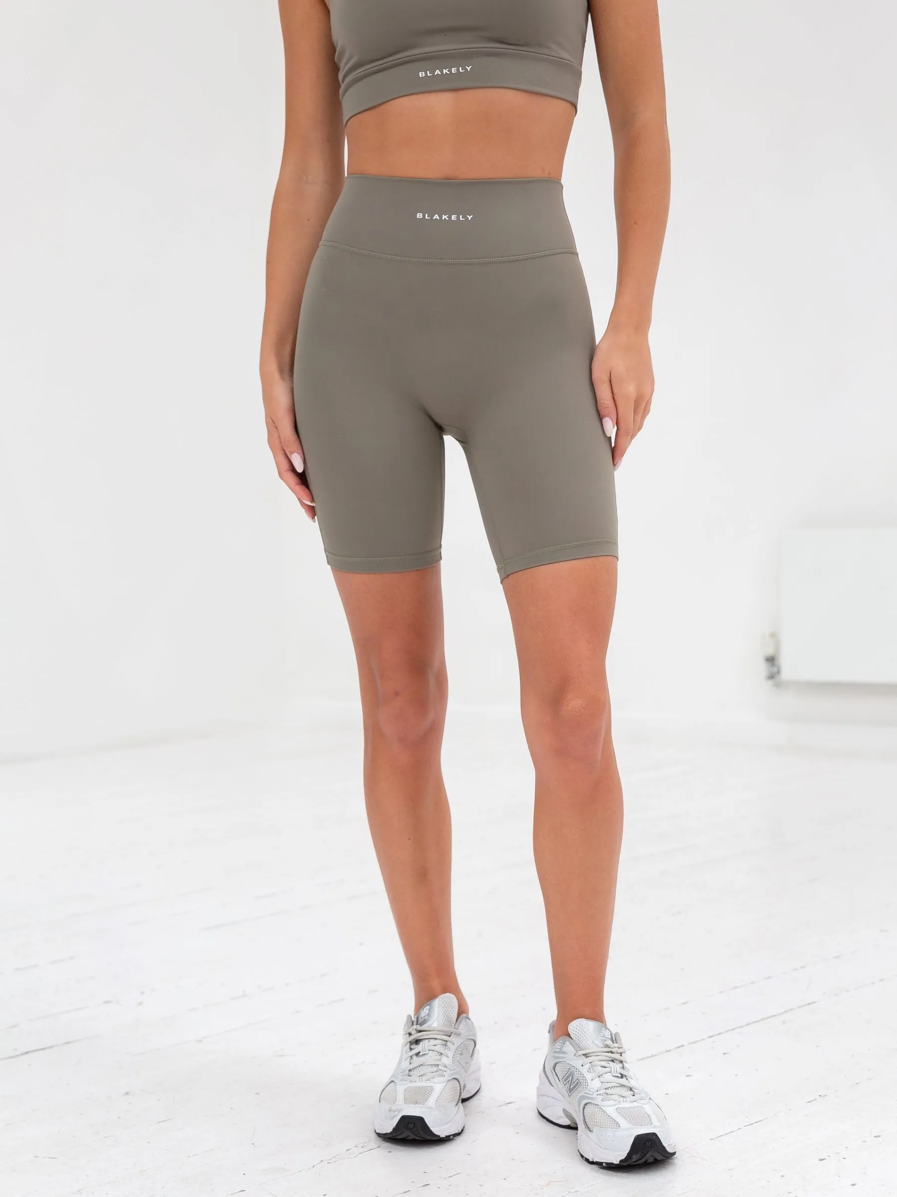 Ultimate Active Shorts - Safari Green Stay Cool Fit Breathable Waist