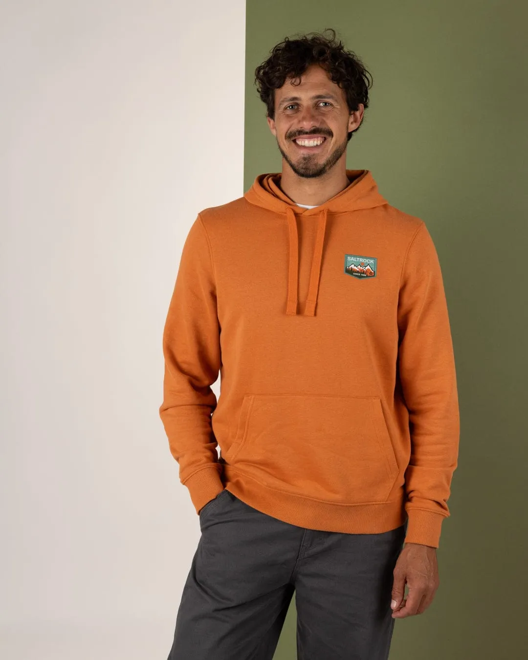 layering option Sporty Layers Uplands - Mens Pop Hoodie - Orange