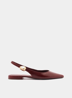 Farrah Ballet Leather Flat Support Step insulated