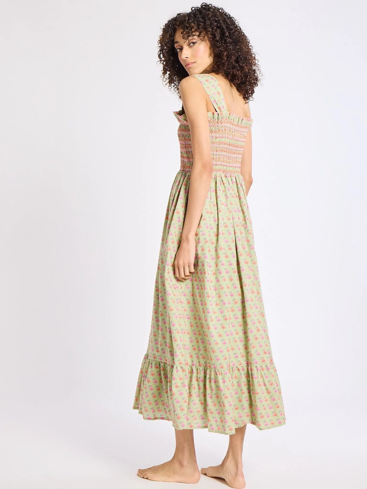 Daily Comfort Garden Dress in Tulip Print