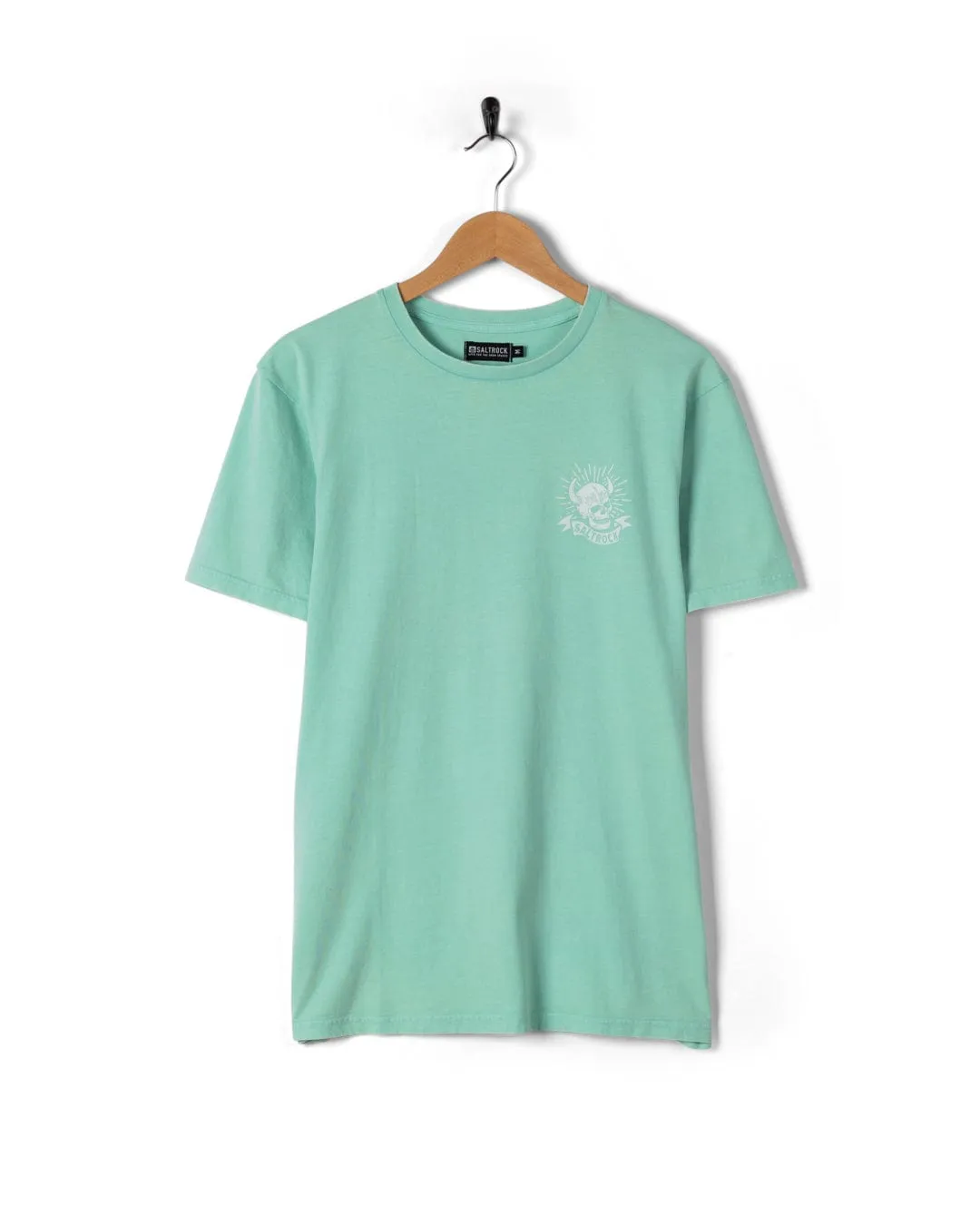 Fade Resistant Print Fire Water Colour - Mens T-Shirt - Turquoise